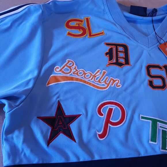 Urban Culture Authentic Denim By Propain ALL-STAR USA Baseball Jersey Size XL - Picture 4 of 16